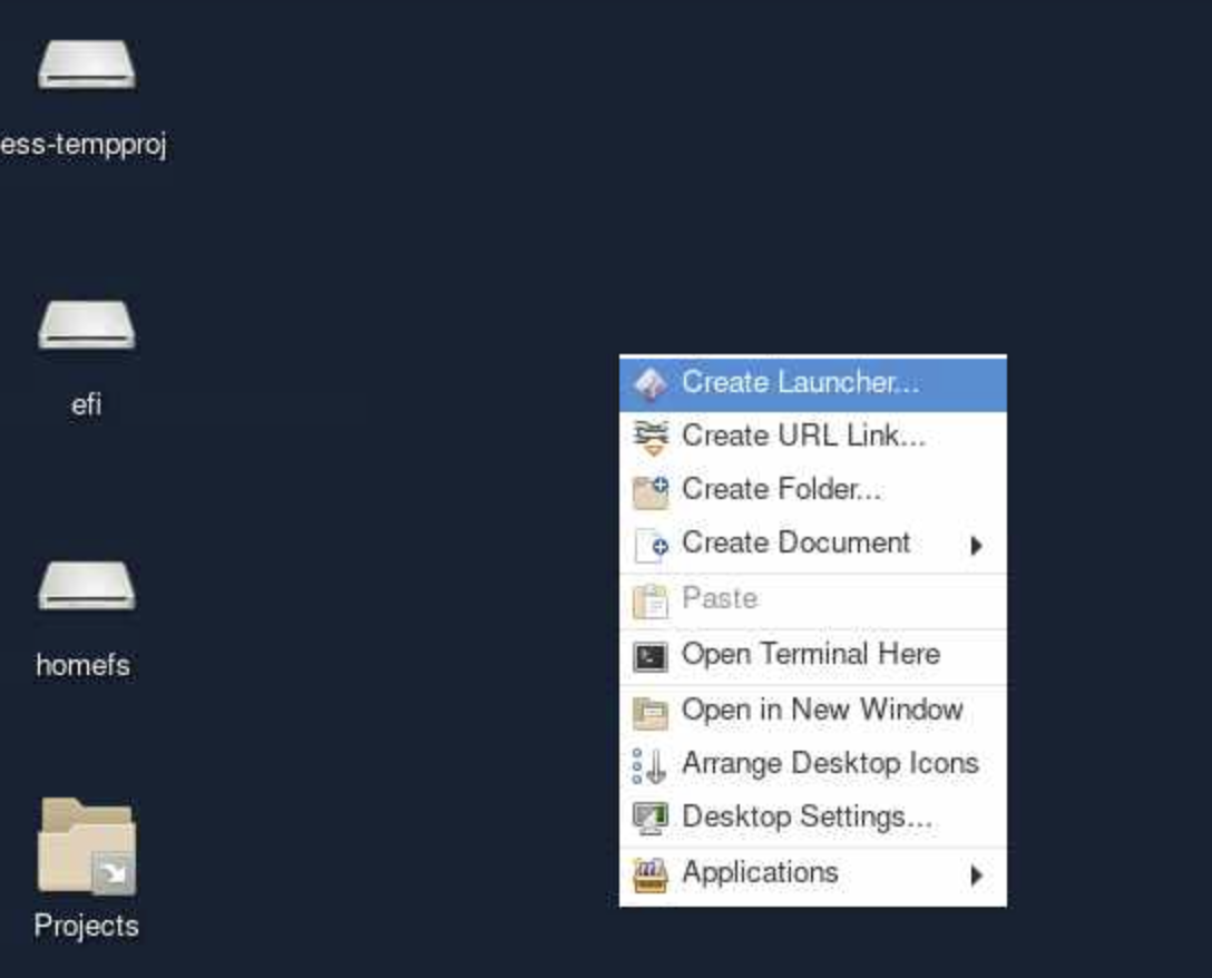OnDemand create Launcher screenshot
