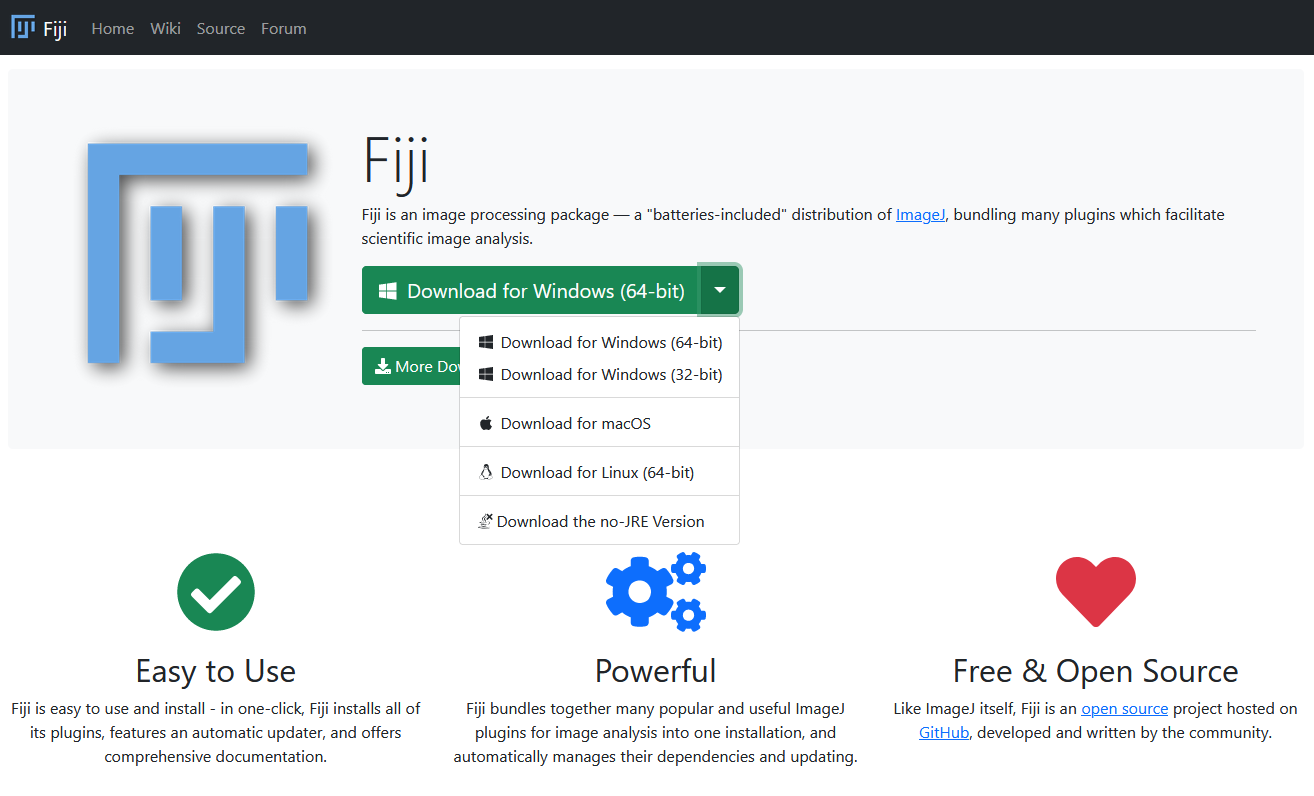 FIJI Webpage
